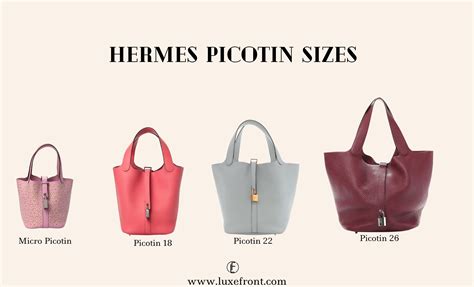 bags like hermes picotin|Hermes picotin size chart.